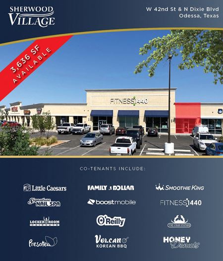 Commercial space at Sherwood Village in Odessa