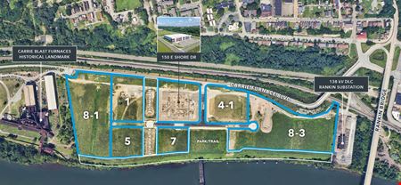 VacantLand space for Sale at Pad Ready Sites at Carrie Furnace in Rankin