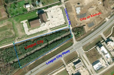 Land space for Sale at 7 Acres - Commercial corner tract in League City