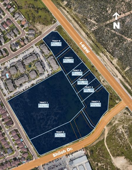 VacantLand space for Rent at The Shoppes at Shiloh Phase VI in Laredo