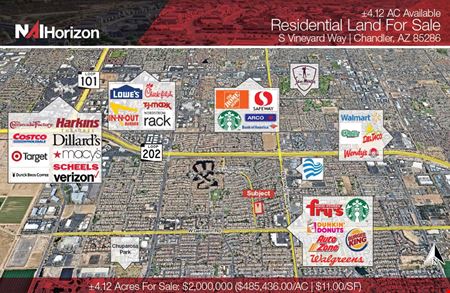 VacantLand space for Sale at South Vineyard Way in Chandler