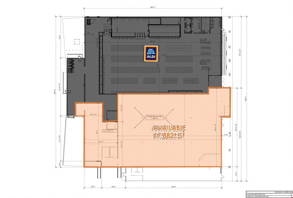 ALDI Sublease Arcadia