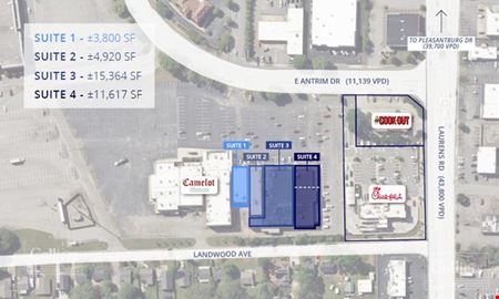 Retail space for Rent at For Lease: Up to ±35,701 SF of Newly Renovated Medical/Retail Space in Greenville