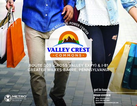 Retail space for Rent at Valley Crest Commons in Wilkes Barre