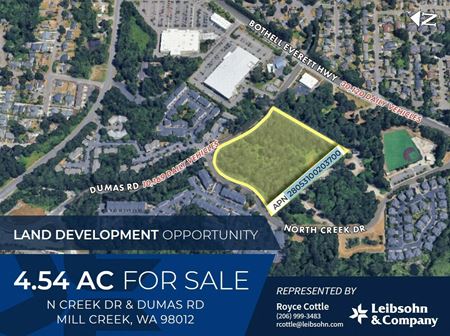 VacantLand space for Sale at Mill Creek Development Site in Mill Creek