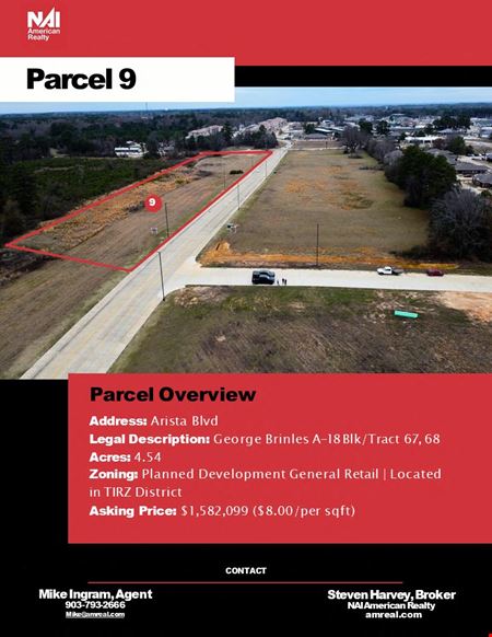 VacantLand space for Sale at 10 Commercial Parcels For Sale in Texarkana