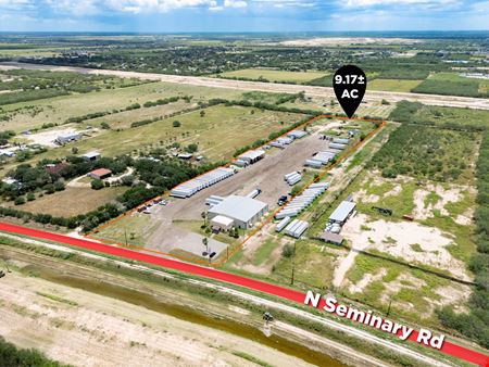 9.17-Acre Fenced Industrial Outdoor Storage (IOS) Yard | Warehouse + Office | 8612 N. Seminary Rd, Edinburg TX