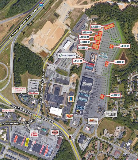 Retail space for Rent at Christiana Town Center in Newark