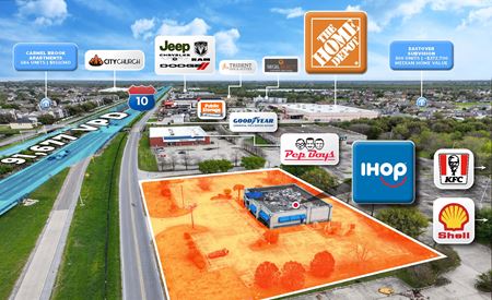 Retail space for Sale at Lender Driven Sale | Former IHOP | 91,677 VPD in New Orleans