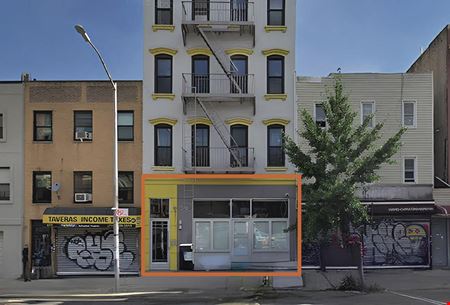 Retail space for Rent at 2,200 SF | 473 Grand Street | White Box Retail/Office with Glass Frontage for Lease in Brooklyn