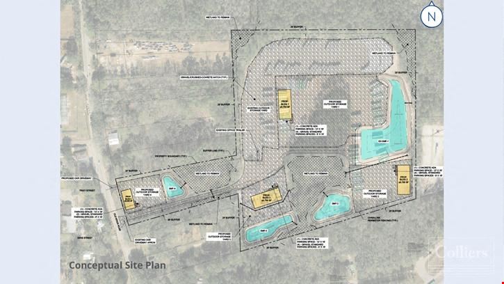 For Lease | 7.5± AC Westside IOS Yard on Old Kings Road