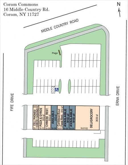 Retail space for Rent at Coram Commons in Coram