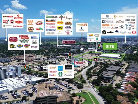Retail space for Rent at University Park in College Station