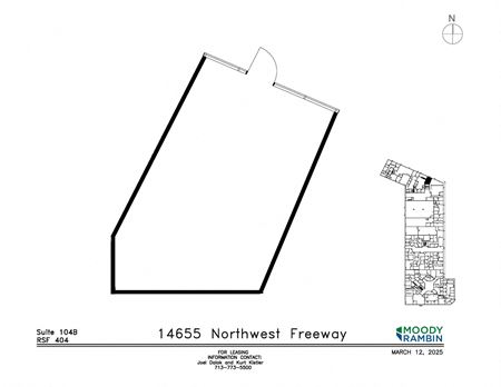 Industrial space for Rent at Northwest Gessner Center in Houston