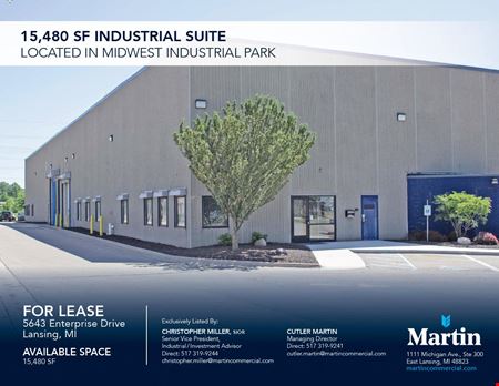 Industrial space for Rent at 5643 Enterprise Drive in Lansing