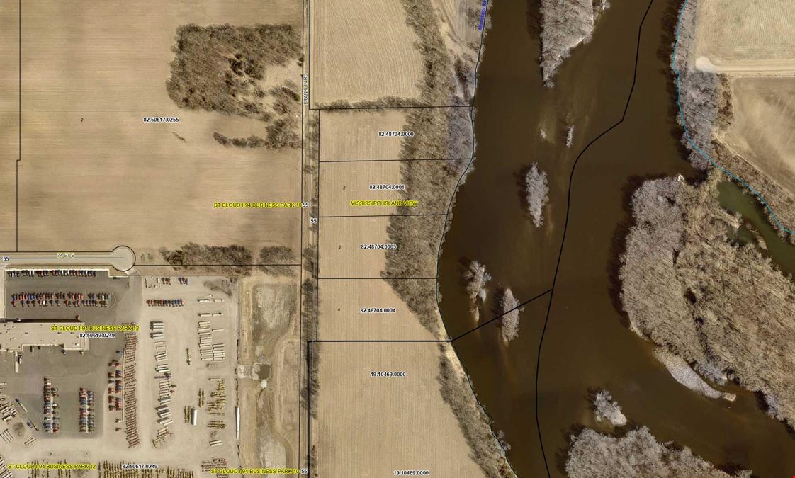 Four Mississippi Riverfront Lots