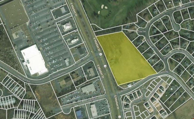 6.61 ACRES ON HEAVILY TRAVELED EAST MARKET STREET