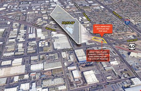 Retail space for Sale at FULLY IMPROVED PAD ON GRAND in Phoenix
