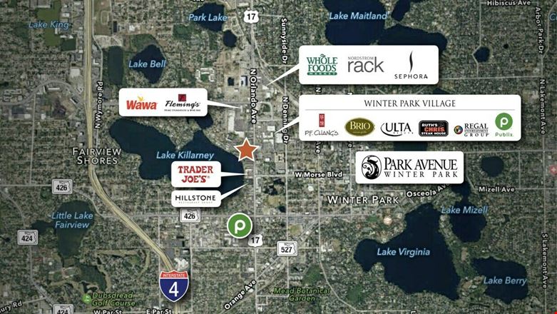 Free Standing Retail Building Available in Winter Park