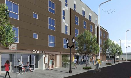 Street Visible Retail in New Mixed-Use Development