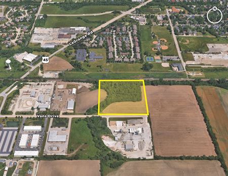 VacantLand space for Sale at Vans Dr. & US 45 | ±10 AC Land Zoned I-2 in Will County for Sale in Frankfort