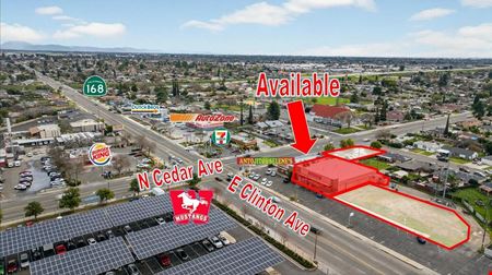 Retail space for Rent at Retail Anchor Building Available on SWC of Clinton/Cedar in Fresno, CA in Fresno