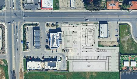 Commercial space at SEQ of Clinton & Marks Avenues in Fresno