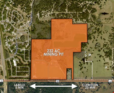 VacantLand space for Sale at LaBelle Mining Pit in LaBelle