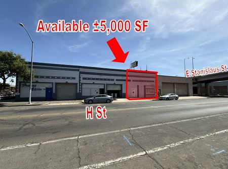 Industrial space for Rent at ±15,000 SF Concrete Block Commercial Warehouse Building in Fresno