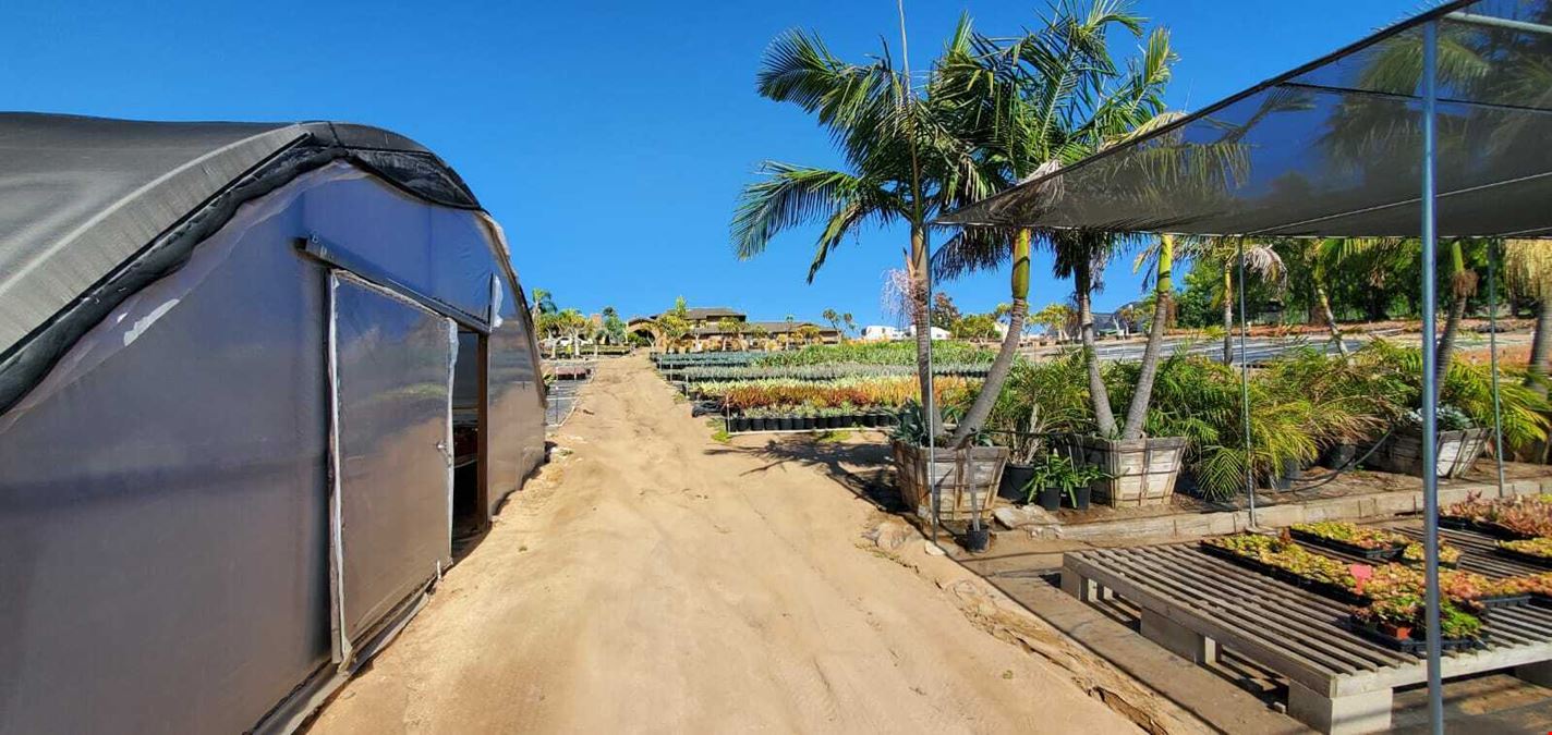 22.86 Acres of Land with 3 houses and greenhouses in Bonsall
