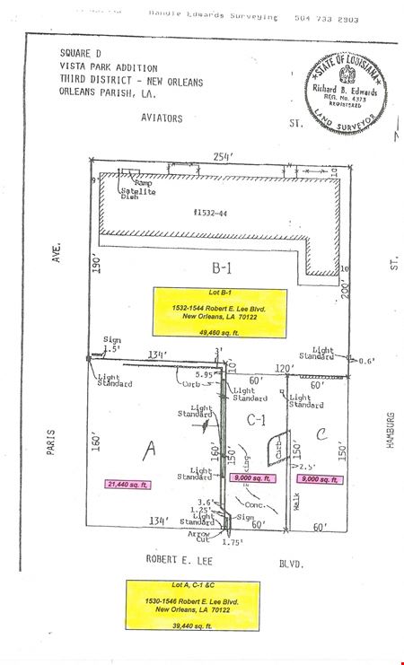 Prime Lakefront Commercial Land For Sale | Allen Toussaint & Paris Avenue