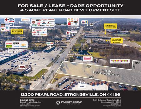 VacantLand space for Sale at 12300 Pearl Rd, Strongsville, OH in Strongsville