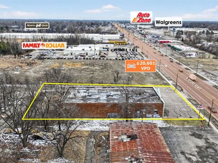 Retail space for Sale at $1 Auction – 8,320 SF Freestanding Retail | 20K VPD in Flint