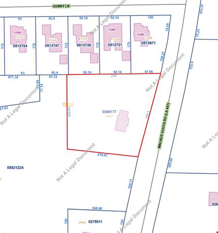 1.5 Acres - Commercial Land (2 minutes from I-12)