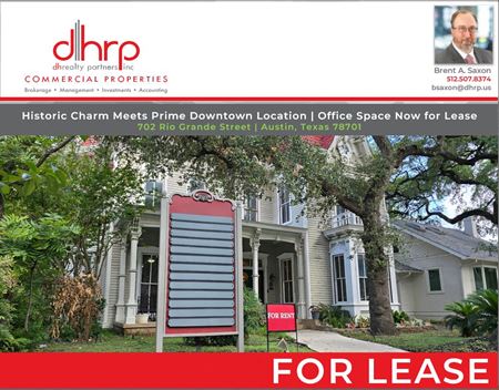 Office space for Rent at Historic Robinson– Macken House in Austin
