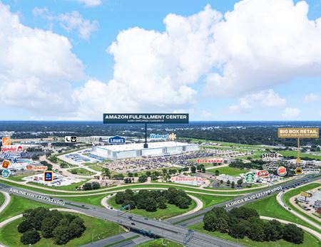 Retail space for Rent at High-Visibility Big Box Retail in Amazon Commercial Corridor in Baton Rouge