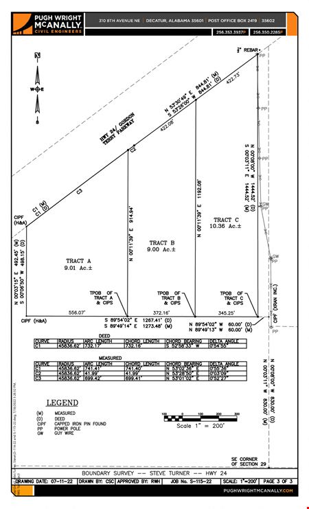 Acreage along Gordon Terry Pkwy