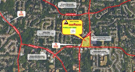 Retail space for Rent at Salem Crossing in Lithonia