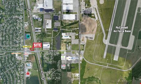 Commercial space at 47th St. S. & K-15/Southeast Blvd, NW/c in Wichita