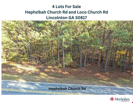 VacantLand space for Sale at Hephzibah Church Road in Hephzibah