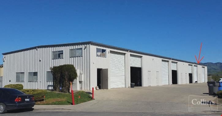 +/- 1,250 SF Warehouse Space in South San Luis Obispo
