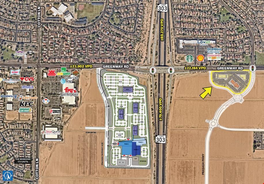 Loop 303 & Greenway Rd | E/SEC