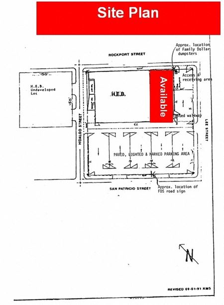 Retail space for Rent at Lease Space Adjacent to HEB Grocery in Mathis