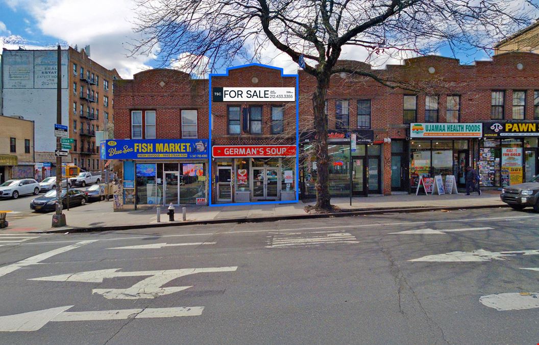 410 Utica Avenue | Fully Renovated Commercial Building with Turn-Key Restaurant - Delivered Vacant