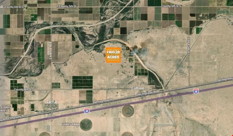 160.28 Acres of Residential Land on 42 1/2 E and County 7th St 