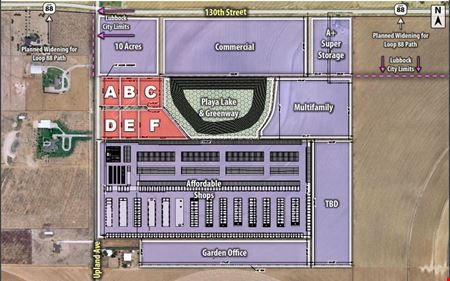 VacantLand space for Sale at 130th St & Upland Ave in Lubbock