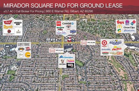 VacantLand space for Rent at Mirador Square in Gilbert