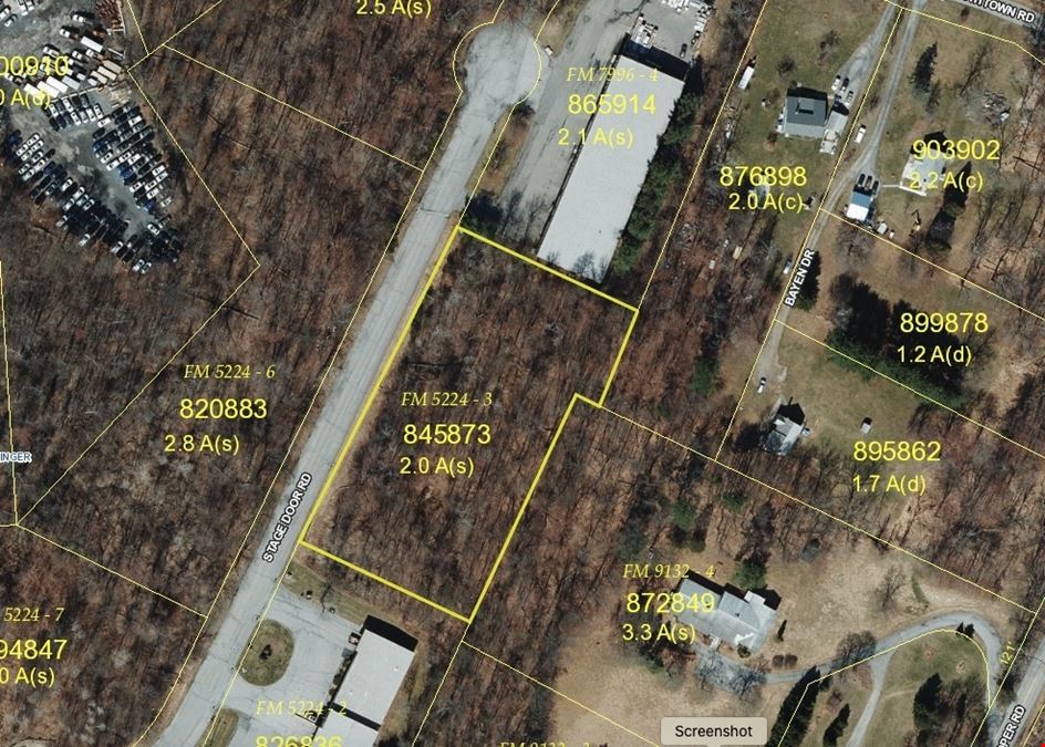 Warehouse and Storage Development Parcel Highway Business Zoning