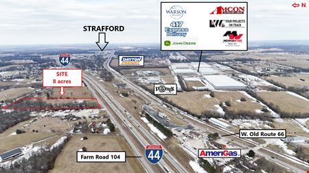 VacantLand space for Sale at For Sale: 8 Acres, M-1 Zoning in Strafford