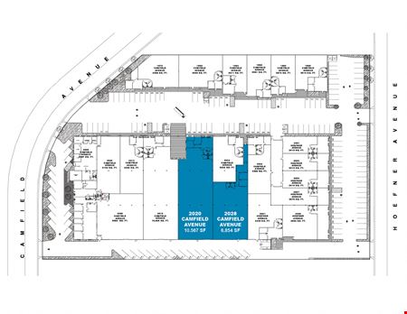 Industrial space for Rent at 2016, 2020 & 2032 Camfield Ave. in Commerce